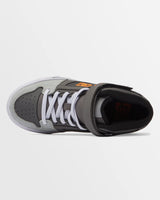 DC Pure Boys High Tops Shoes -Red/Heather Grey