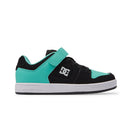 DC DC Youth Manteca 4 V Shoes - Black/Aqua Black/Aqua 11 Youth Boys Skate Shoes 5T to 13T and 1 to 7 US Size
