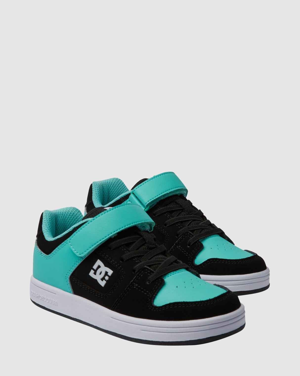 DC Youth Manteca 4 V Shoes - Black/Aqua
