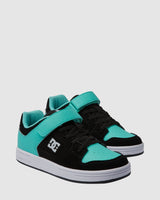 DC Youth Manteca 4 V Shoes - Black/Aqua