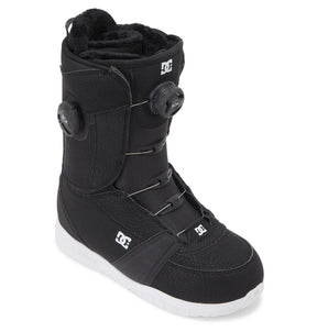 DC DC Women's Lotus Boa Snowboard Boots - Black/White Black/White 7 Womens Snowboard Boa Boots 5 to 11 US womens size