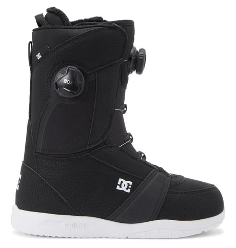 DC DC Women's Lotus Boa Snowboard Boots-BLACK/WHITE/BLACK Black/White/Black 10 Womens Snowboard Boa Boots 5 to 11 US womens size