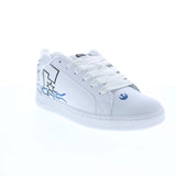 DC DC Men's SW CT Graffik Shoes - White/Blue White/Blue 10 Mens Skate Shoes 6 to 18