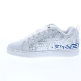 DC DC Men's SW CT Graffik Shoes - White/Blue White/Blue 10 Mens Skate Shoes 6 to 18