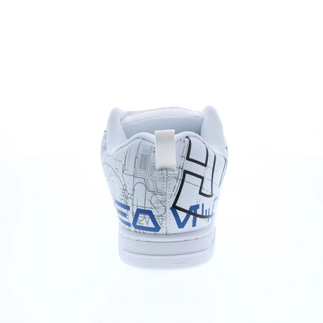DC DC Men's SW CT Graffik Shoes - White/Blue White/Blue 10 Mens Skate Shoes 6 to 18