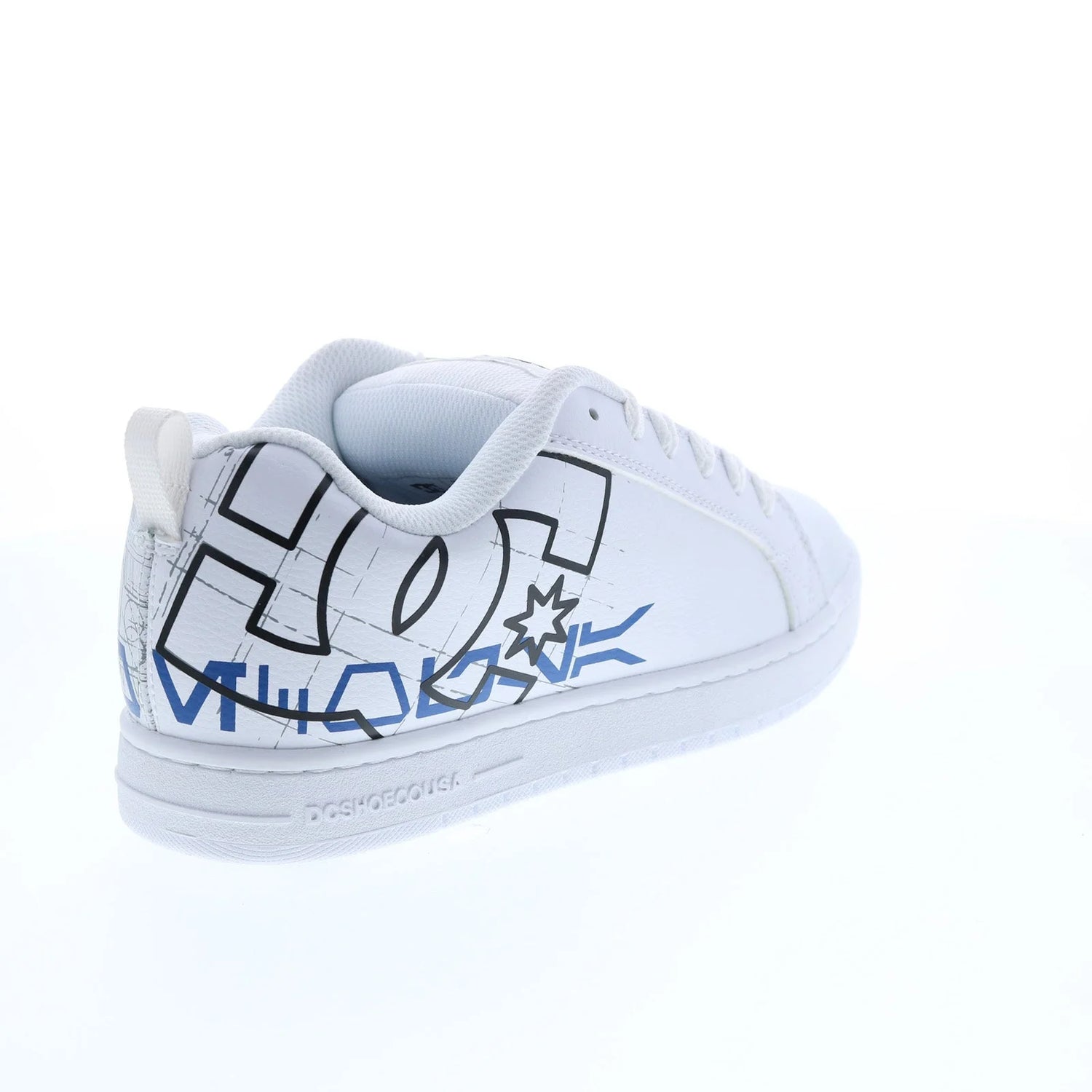DC DC Men's SW CT Graffik Shoes - White/Blue White/Blue 10 Mens Skate Shoes 6 to 18