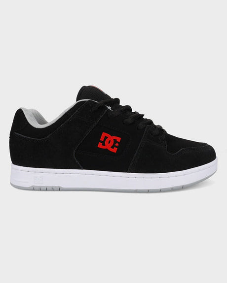 DC DC Youth Manteca 4 V Skate Shoes - Black/Red Black/Red 12 Youth Boys Skate Shoes 5T-13T & 1-7 US Size