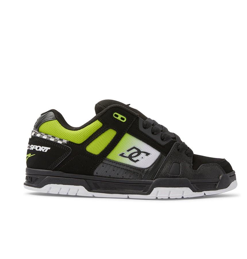 DC Men's Stag Se Shoes - Black/Green/White