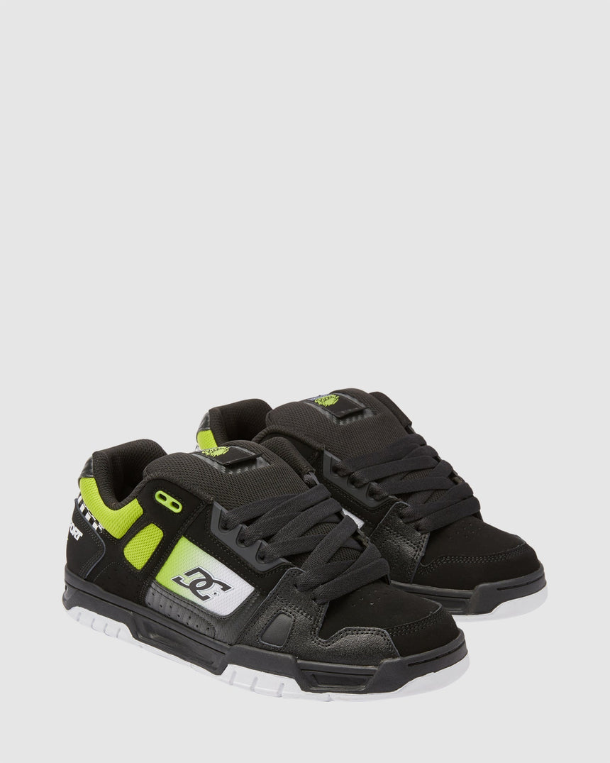 DC Men's Stag Se Shoes - Black/Green/White
