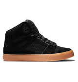 DC Men's Pure High-Top WC Shoes - Black/Black/Green