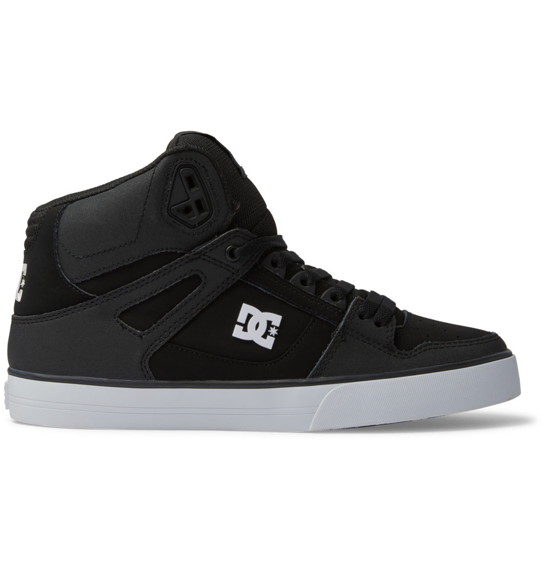 DC Men's Pure High-Top WC Shoes - Black/Black/Green