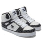 DC DC Men's Pure High-Top WC Shoes - Black/White Monogram Black/White Monogram 9 Mens High Top Shoes 6 to 18