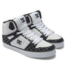 DC DC Men's Pure High-Top WC Shoes - Black/White Monogram Black/White Monogram 9 Mens High Top Shoes 6 to 18