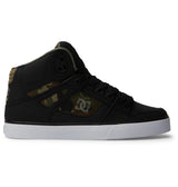 DC Men's Pure High-Top WC Shoes - Black/Black/Green