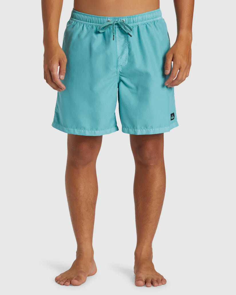 Quiksilver Quiksilver Men's Everyday Surfwash Volley 17" Shorts Marine Blue S Mens Elastic Swim Trunks