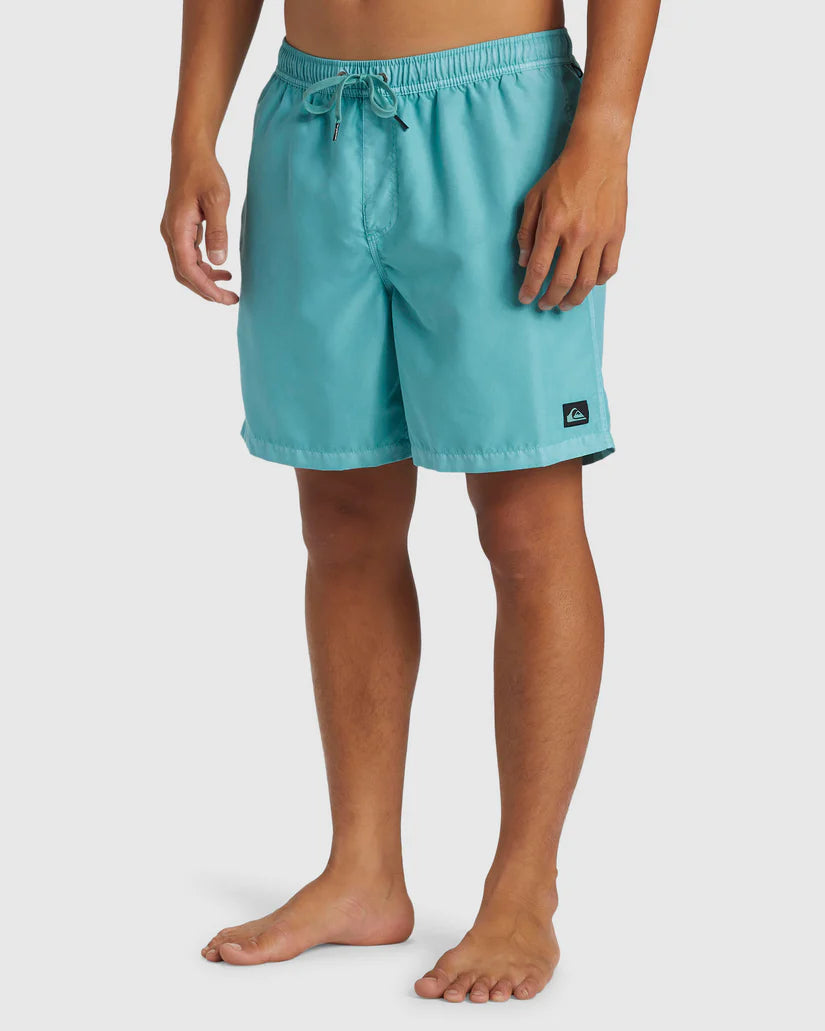 Quiksilver Quiksilver Men's Everyday Surfwash Volley 17" Shorts Marine Blue S Mens Elastic Swim Trunks