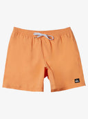 Quiksilver Quiksilver Men's Everyday Solid Volley 17" Marine Blue S Mens Elastic Swim Trunks
