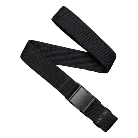 Arcade Belt Co Arcade Atlas Slim Belt - Black Black OS Mens Fabric Belts