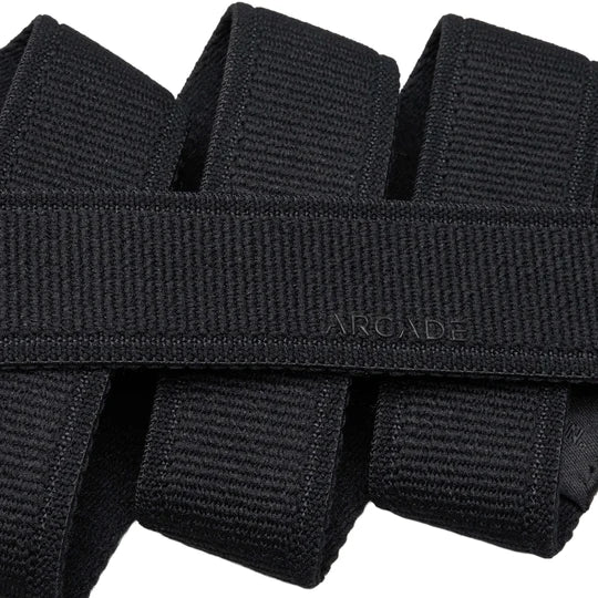 Arcade Belt Co Arcade Atlas Slim Belt - Black Black OS Mens Fabric Belts