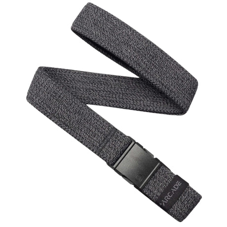 Arcade Belt Co Arcade Atlas Slim Belt - Heather Black Heather Black OS Mens Fabric Belts