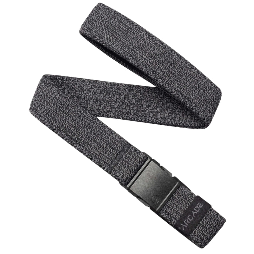 Arcade Belt Co Arcade Atlas Slim Belt - Heather Black Heather Black OS Mens Fabric Belts