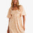 Roxy Roxy Women's Golden Dawn Dress Egret Soft Tropics XS Womens Short Dresses