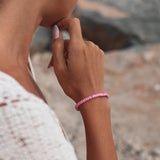 Pura Vida Azalea Seascape Stretch Bracelet - styled view