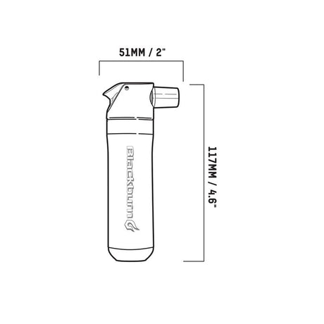 Blackburn Outpost CO2 Inflator w/Cartridge