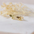 Glee Bee Love Studs in Gold