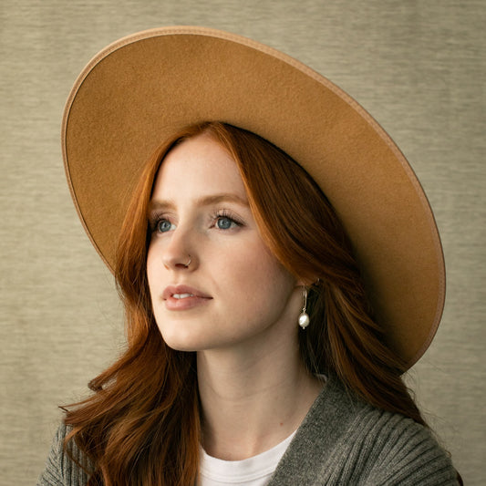 Glee Bellamy Hoops - White Pearl