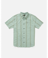 Salty Crew Salty Crew Men's Crew SS Button Up Charcoal M Mens Button Up Short Sleeve Shirts