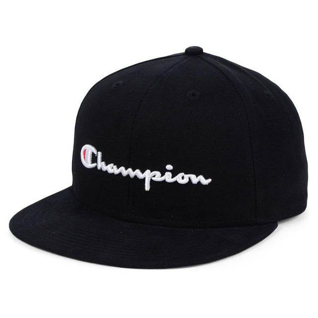 Champion BB Script Snapback Hat - Black