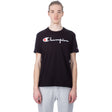 Champion Reverse Weave Script Tee - Black