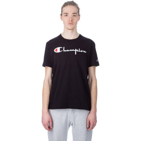 Champion Reverse Weave Script Tee - Black
