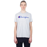 Champion Reverse Weave Script Tee - Grey