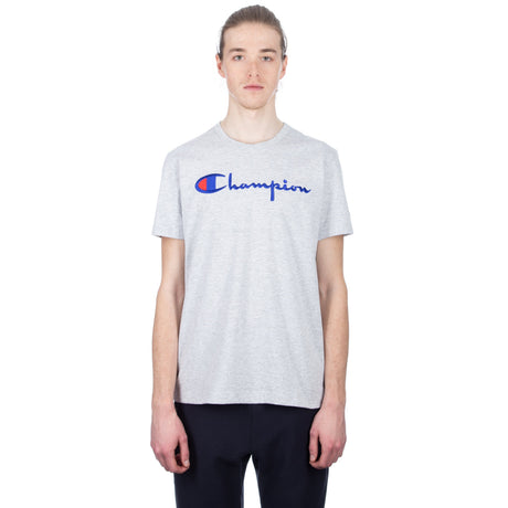 Champion Reverse Weave Script Tee - Grey