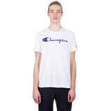 Champion Reverse Weave Script Tee - White