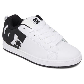 DC DC Men's Court Graffik Shoes - White/Black/Black White/Black/Black 10 Mens Skate Shoes 6 to 18