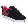 DC Court Graffik Womens Skate Shoes -Black/Pink Stencil