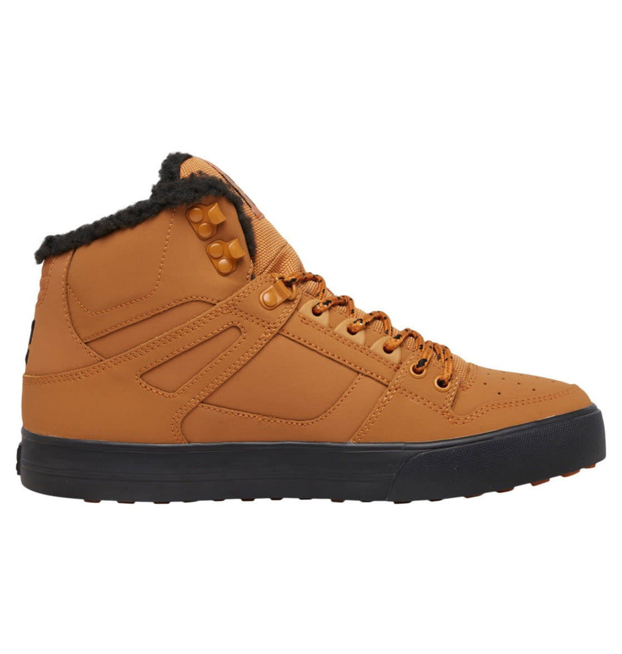 DC Men's Pure High-Top WC Winter Shoes - Wheat/Black
