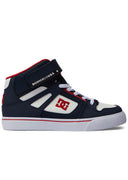 DC DC Pure Boys High Tops Shoes -DC Navy/Athletic Red DC Navy/Athletic Red 11 Youth Boys High Tops 5T to 13T and 1 to 7 US Size