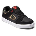 DC DC Pure Elastic Boys Shoes - Black/Camo Black/Camo 12 Youth Boys High Tops 5T to 13T and 1 to 7 US Size