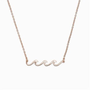 Pura Vida Pura Vida Delicate Wave Necklace Silver OS Jewelry