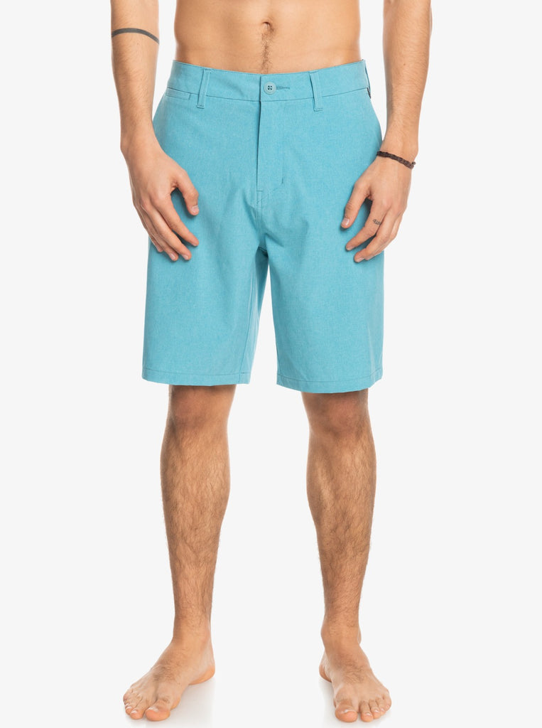 Quiksilver Quiksilver Men's Union Heather Amphibian 20" Boardshorts LARKSPUR 28 Mens Board Shorts