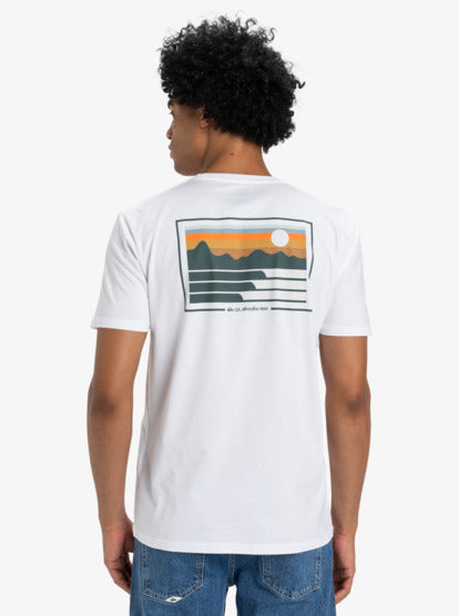 Quiksilver Quiksilver Men's Land And Sea MTO Tee White S Mens T-Shirts