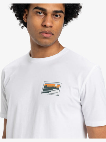 Quiksilver Quiksilver Men's Land And Sea MTO Tee White S Mens T-Shirts