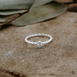 Glee Holly Ring in Silver