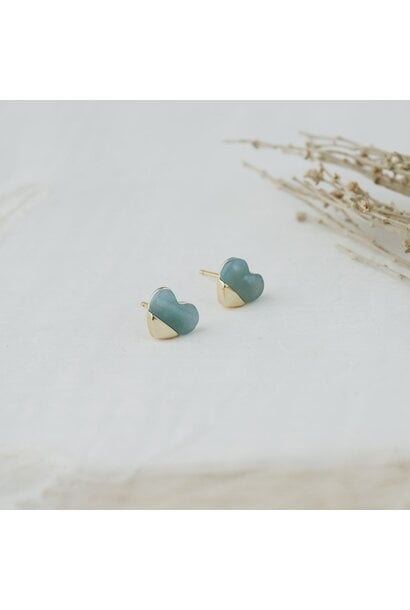 Glee Full Heart Studs