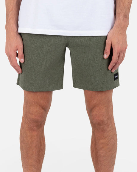 Hurley Hurley Men's Phantom Flow Volley 18" Shorts Charcoal Fern S Mens Elastic Swim Trunks