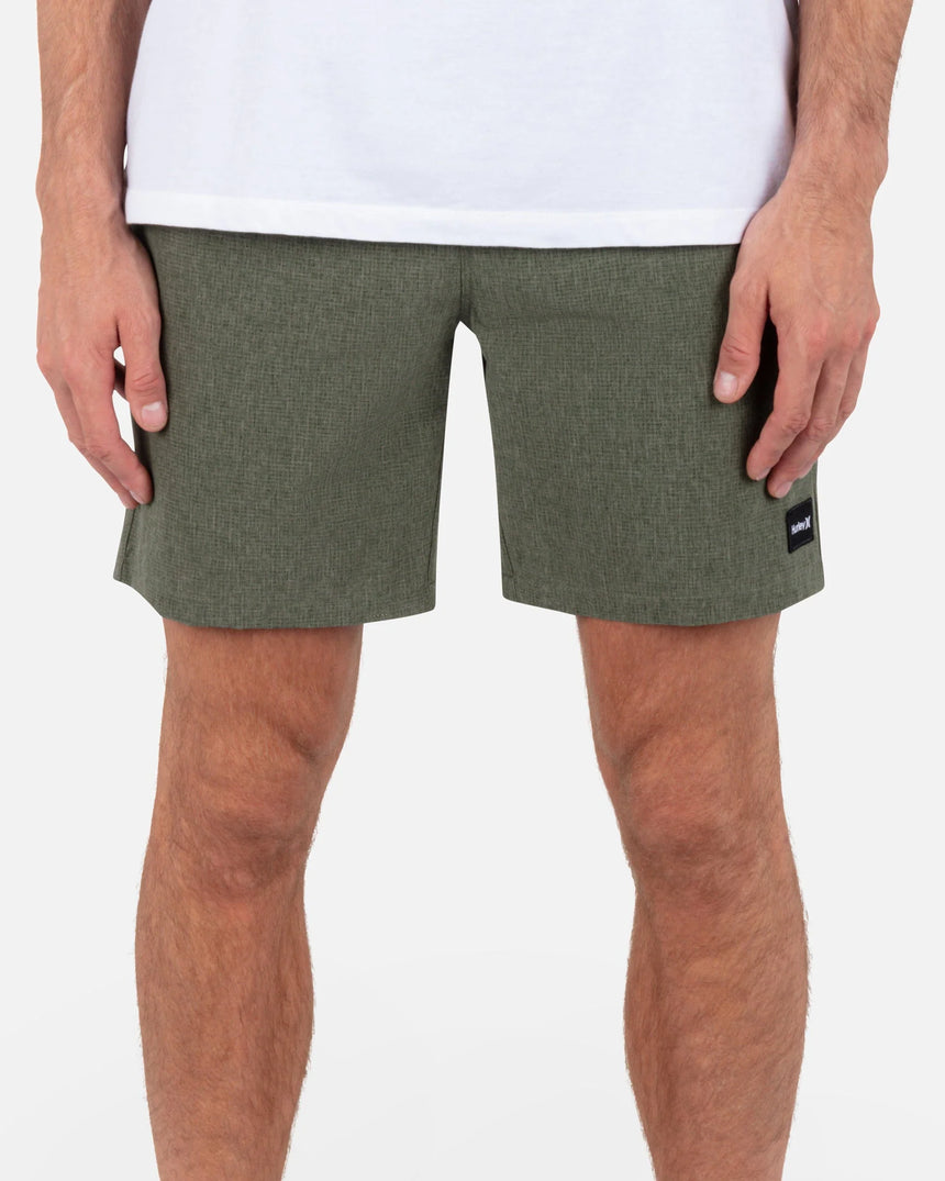 Hurley Hurley Men's Phantom Flow Volley 18" Shorts Charcoal Fern S Mens Elastic Swim Trunks